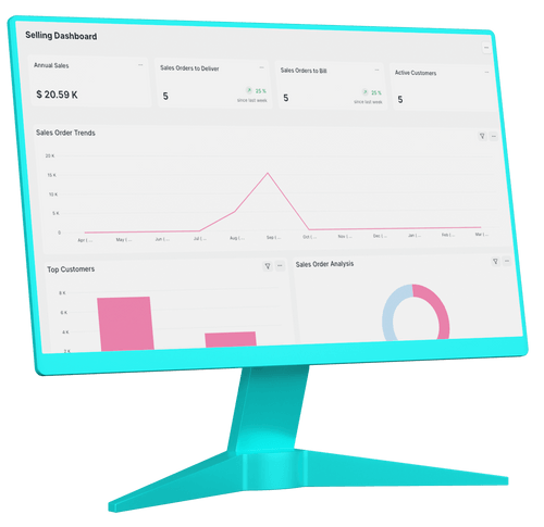 NexWave dashboard preview with operational metrics